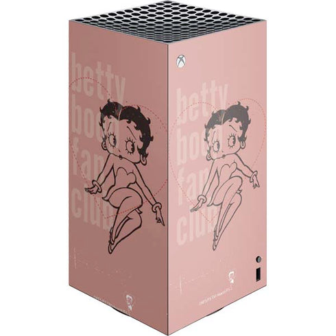 Betty Boop Fan Club XBox Series X Digital Edition Console Skin